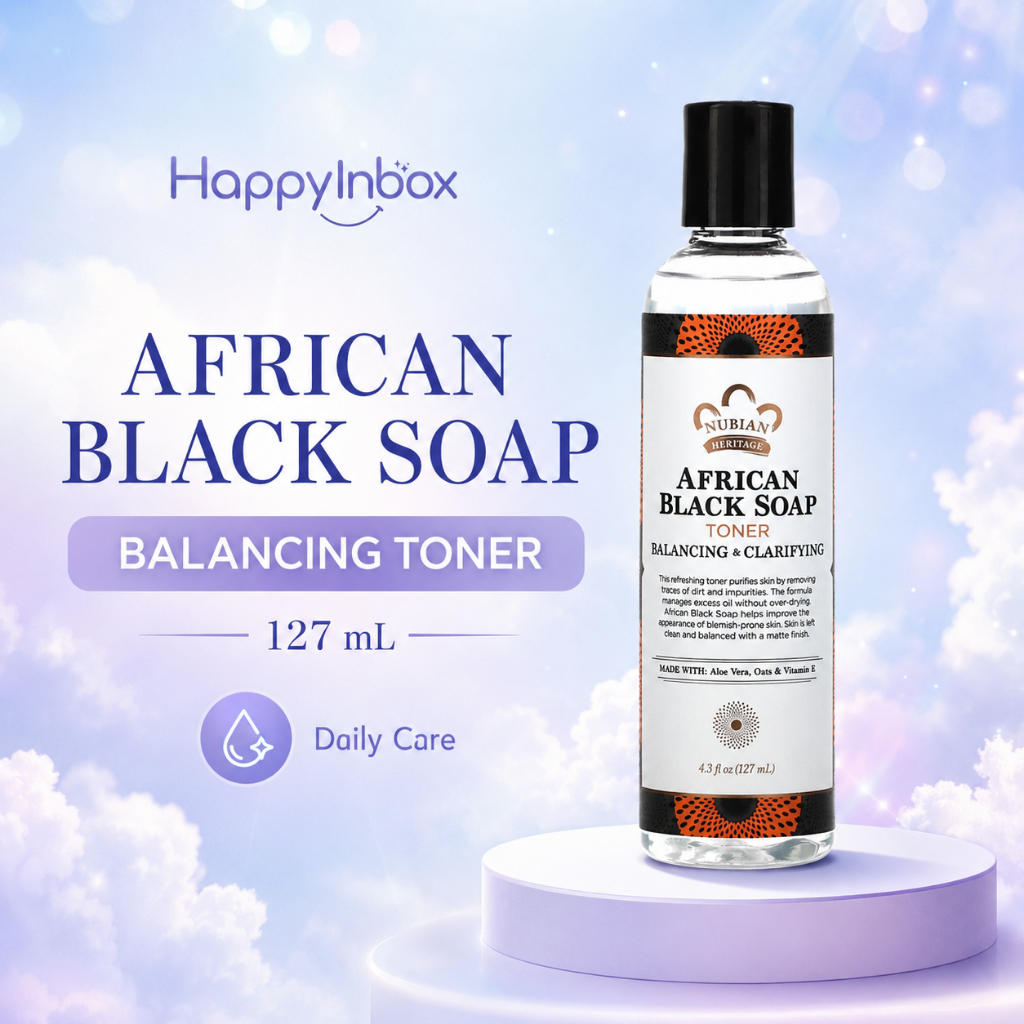 Nubian Heritage African Black Soap Toner 127 ml Balancing & Clarifying