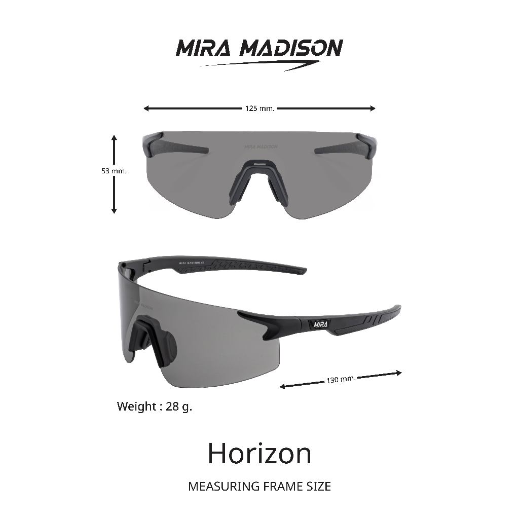 Mira Madison نظارة شمسية رياضية Horizon — صورة 4