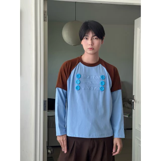 BUTTON Tee เสื้อแขนยาวต่อแขน