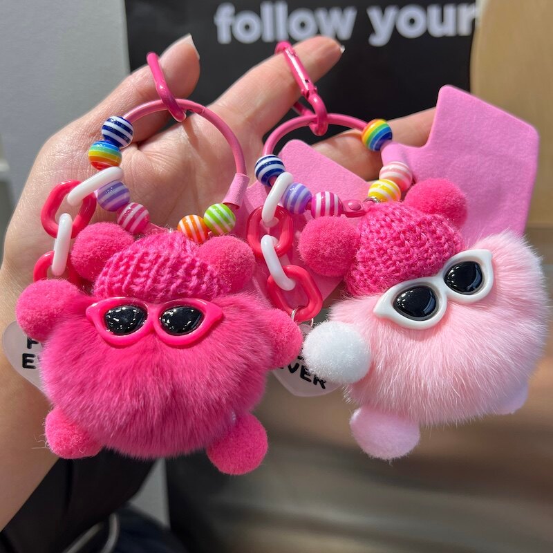 Little Briquettes Monster Doll พวงกุญแจ รูปการ์ตูน จี้ห้อยกระเป๋า พวงกุญแจ keychain ตกแต่งกระเป๋า bag