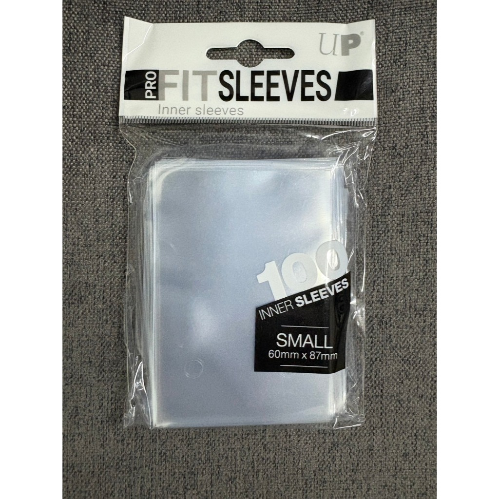 Ultra Pro : Pro Fit Inner Sleeve small 60mm x 87mm (ซองคลุมการ์ดชั้นในสุดขนาดพอดีการ์ด YGO,VG) 100p