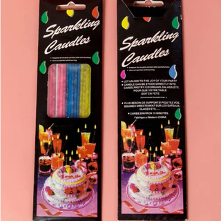 เทียนวันเกิดแบบมีประกายไฟ เทียนsparklingแบบขายปลีก