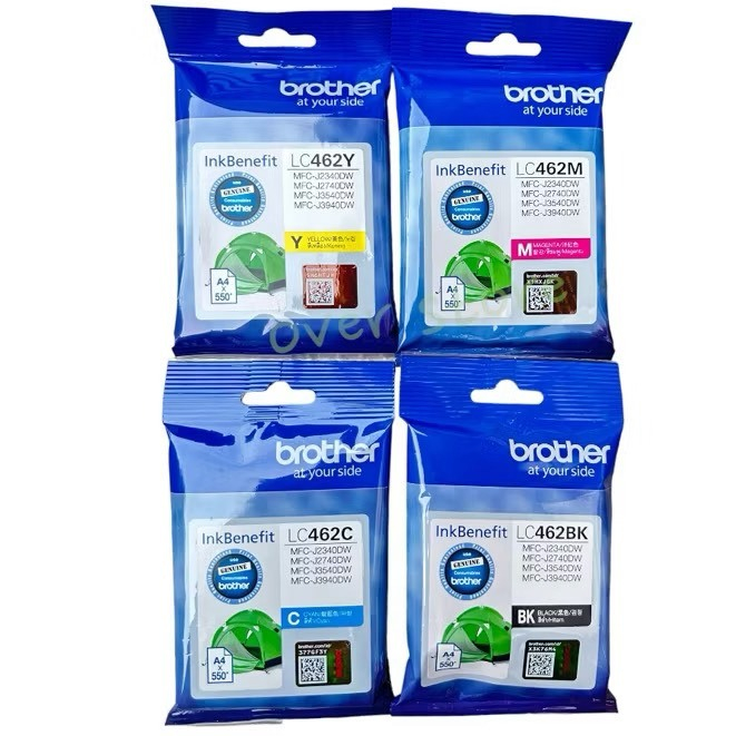 Brother LC-462 Bk C M Y หมึกพิมพ์ ของแท้ 100%