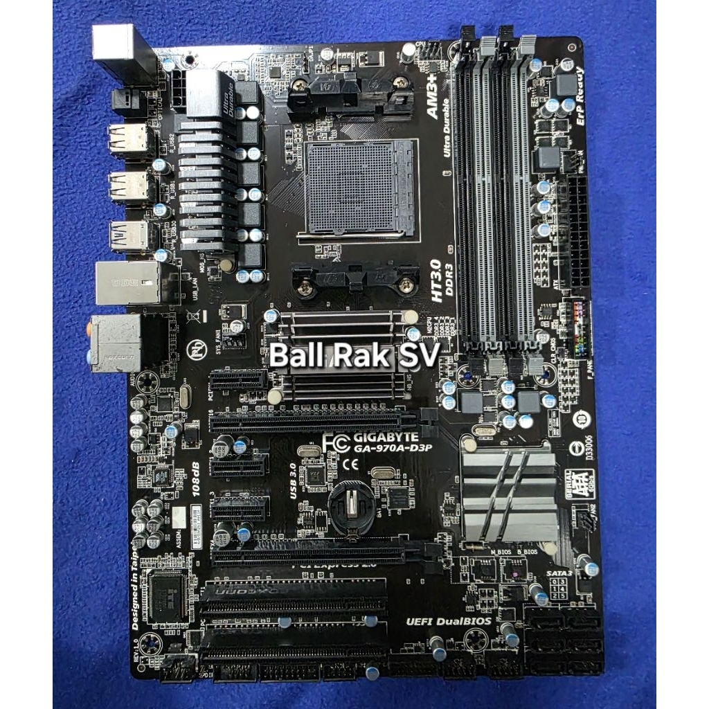 เมนบอร์ด Gigabyte GA-970A-D3P (ไม่มีฝาหลัง)
