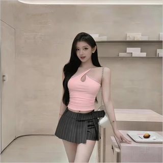 สายเดี่ยว สายรัดไหล่โปร่งใส สายเที่ยว แฟชั่น เซ็กซี่ มีขนาด S-XL