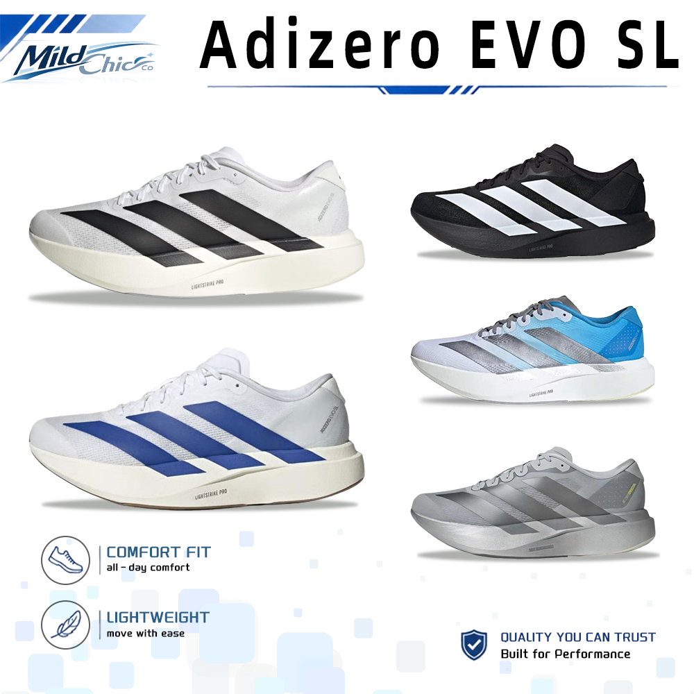 ของแท้ 100%✅ Adizero EVO SL รองเท้าวิ่ง JR3419/KJ1996/JP7149/JH6206/JS4494