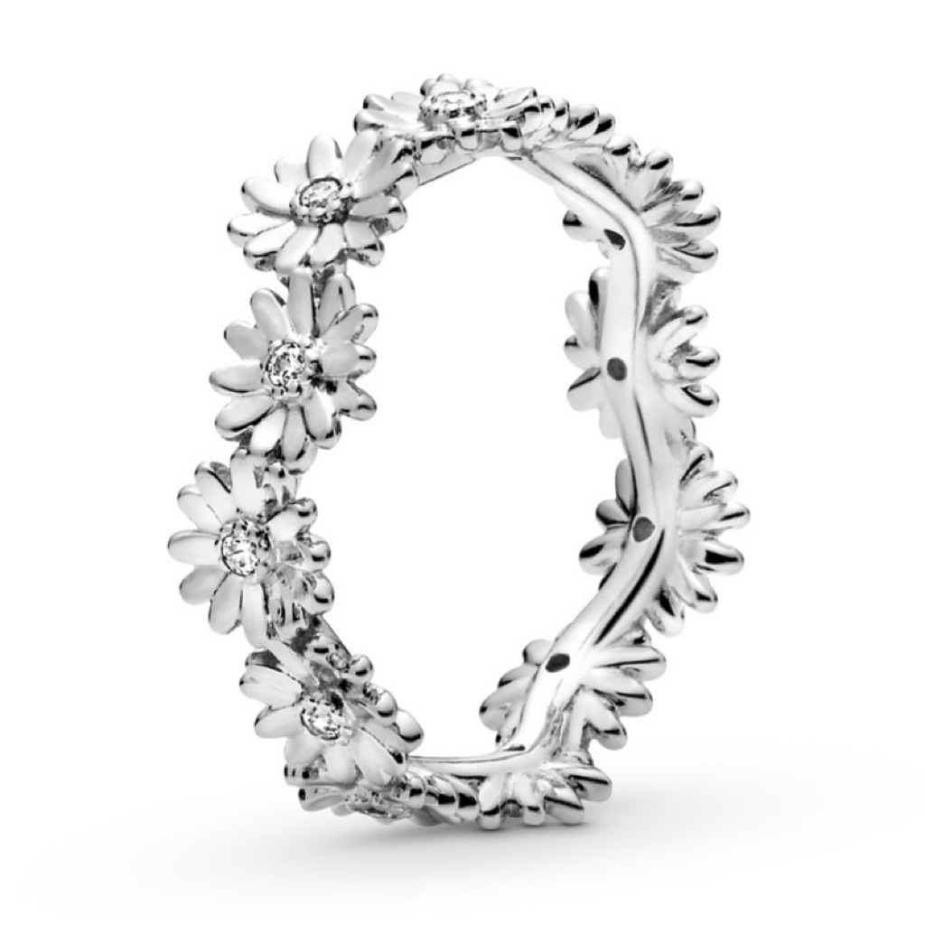(ของแท้ พร้อมส่ง ) Pandora Daisy Flower Crown Ring แหวนมงกุฎดอกไม้เดซี่ ของแท้ มือหนึ่ง