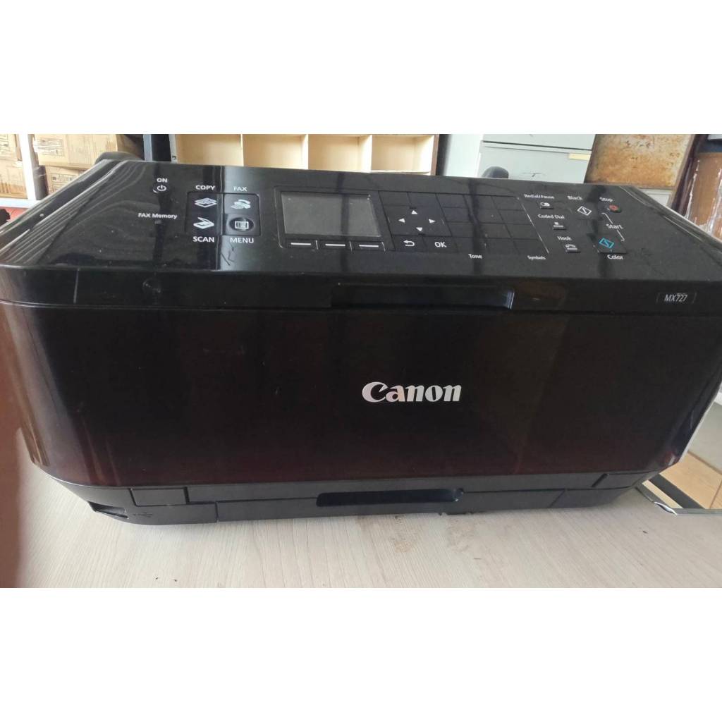 Sp.อิเล็กทรอนิกส์ เครื่องปริ้น Canon MX727  { ACXW15574 } เป็นมัลติฟังก์ชั่นอิงค์เจ็ท ***มือสองพร้อม