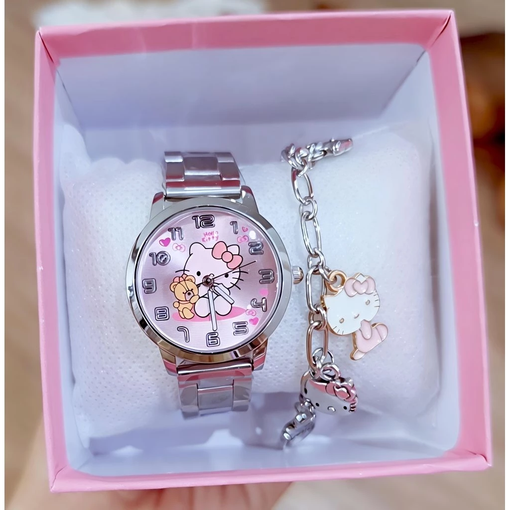 รวมเช็ตนาฬิกาคิตตี้ฟรีกำไรและกล่องตามรูปพร้อมส่งจากไทย