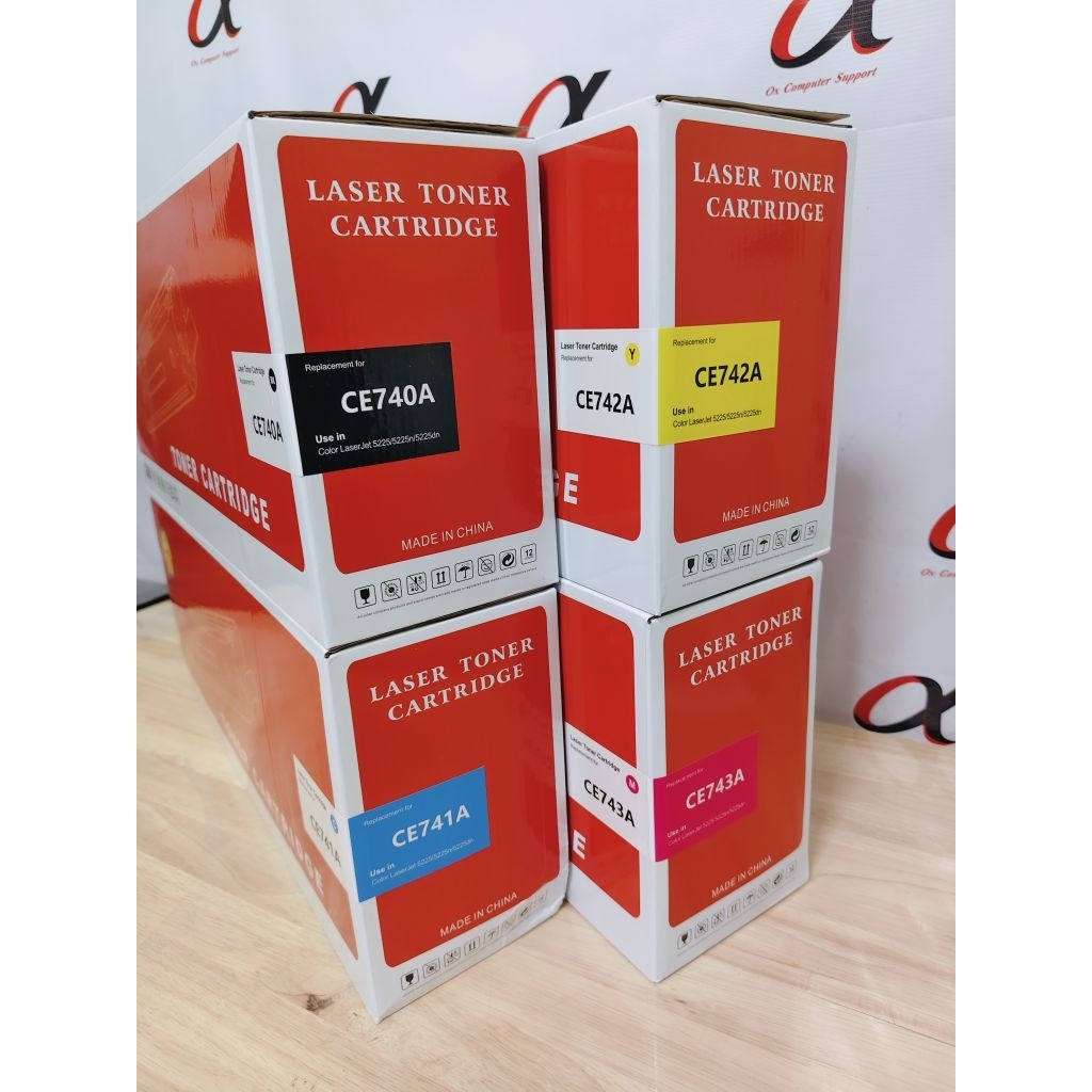 ตลับหมึกปริ้น CE740A CE740 CE741A CE742A CE743A HP 307A 740 740A CE-740A CE-740-A หมึกพิมพ์เลเซอร์ ร
