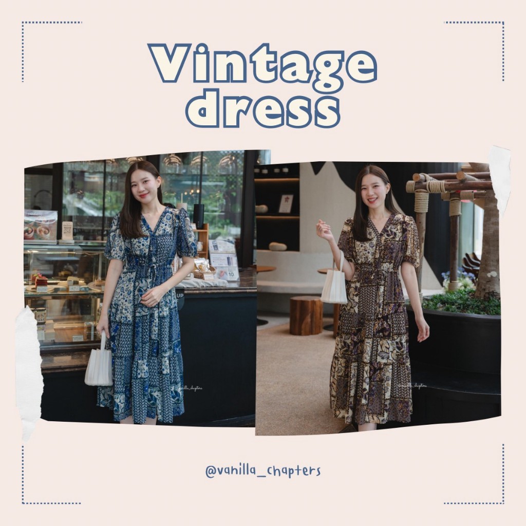 vintage dress (vanilla_chapters)