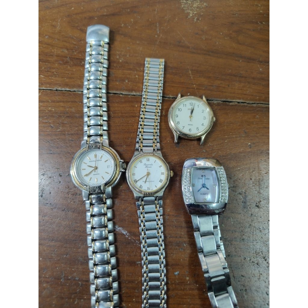 นาฬิกามือสอง ❗ ไม่เดิน อะไหล่ งานช่าง Seiko Sovil et Titus Roventa Henex Swiss Bs