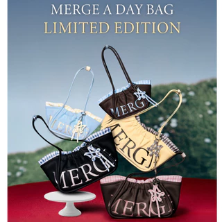 📍พร้อมแมสด่วนได้🚀✨(ไม่แกะกล่อง) MERGE A DAY BAG Limited edition 5 สีพิเศษ ใช้โค้ดลด 𝟐𝟓-𝟑𝟎% ได้ รับประกันแท้จากแบรนด์