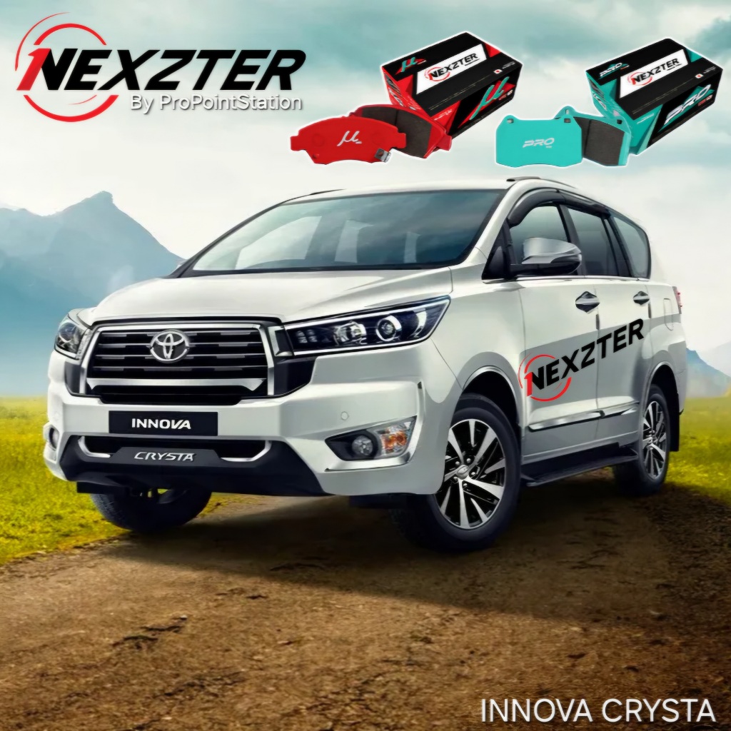 🔥ฟรีค่าติดตั้ง🔥NEXZTER ผ้าเบรค TOYOTA INNOVA CRYSTA ส่งไวของแท้ ออกVATได้