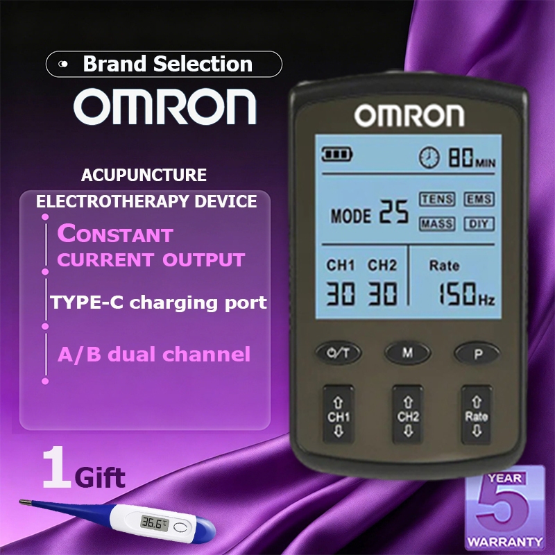 เครื่องกระตุ้นกล้ามเนื้อ TENS/EMS จาก Omron ช่วยบรรเทาอาการปวดกล้ามเนื้อและข้อต่อ รองรับ 25 โหมดและ 