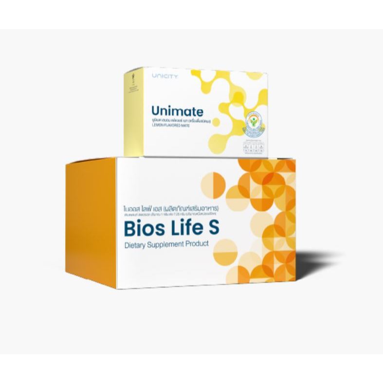 Unicity Feel Great 🔥 Bios Life S 60 ซอง + Unimate 30 ซอง