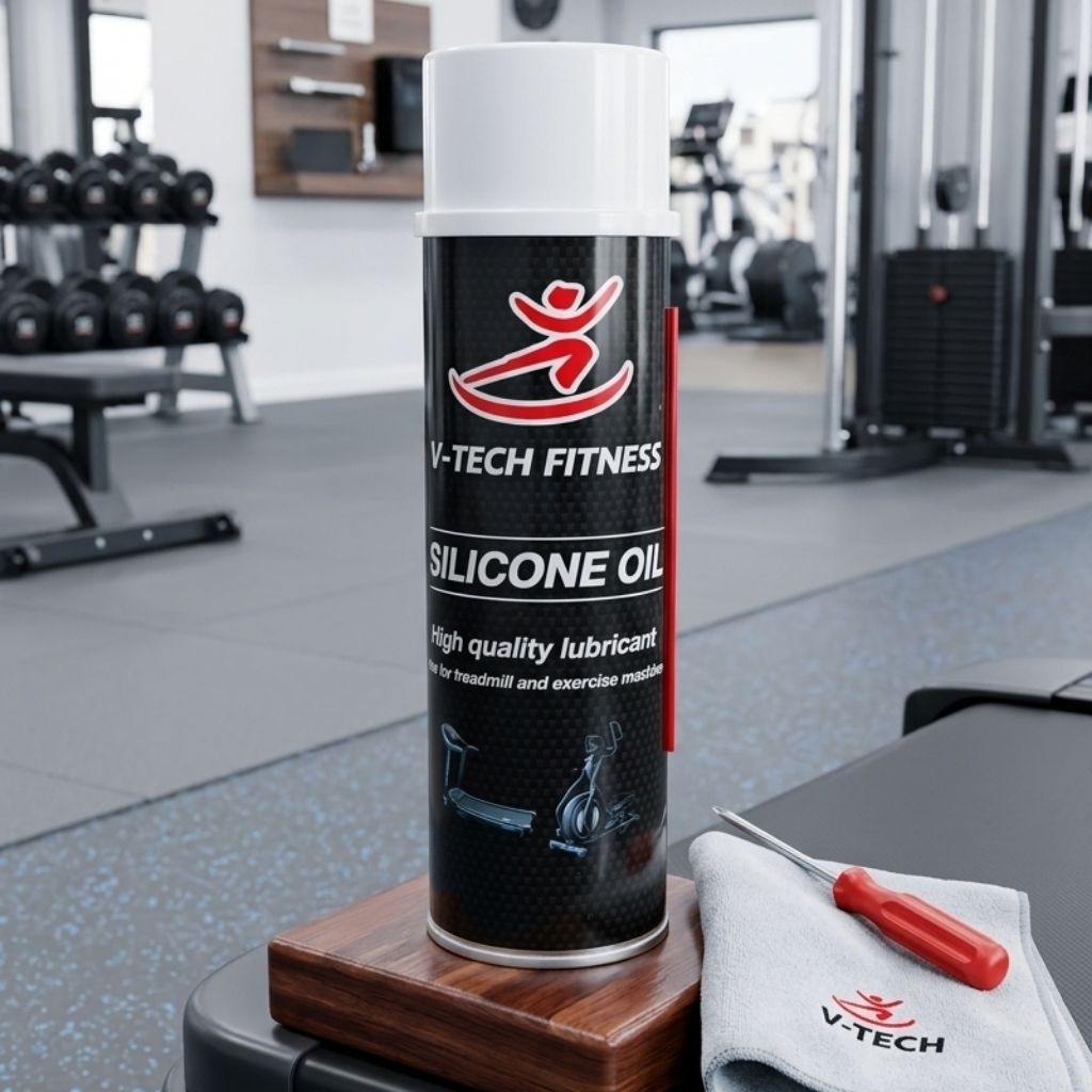 จัดโปร V-Tech Fitness Silicone Oil สเปรย์ลู่วิ่งไฟฟ้าและเครื่องออกกำลังกายทุกชนิด รับประกันของแท้แถมฟรี ผ้าไมโครไฟ1ชิ้น