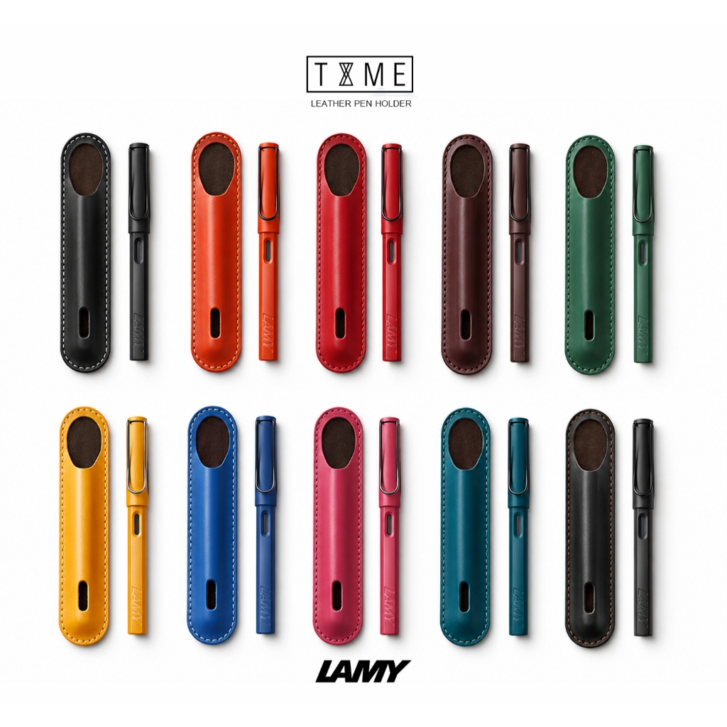 ซองปากกาสำหรับปากกา LAMY Leather pen case ออกแบบสำหรับLAMYโดยเฉพาะ มีหลายสีให้เลือก