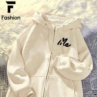เสื้อสเวตเตอร์แจ็คเก็ตมีฮู้ด Unisex ใส่คู่กับแฟนได้ เนื้อผ้านุ่ม ใส่สบาย หน้าหนาวนี้ต้องมี