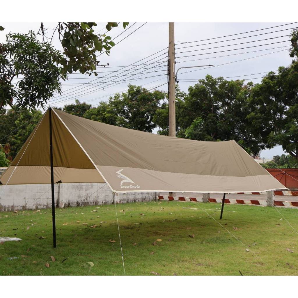 Field and camping Tarp 400x600 Cm - สีโอลีฟ