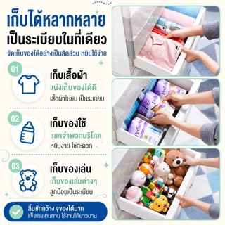 Nestify ลิ้นชัก ลิ้นชักใส่เสื้อผ้า 3-7ชั้น ตู้เสื้อผ้า มีล้อ เป็นมิตรกับสิ่แวดล้อม สีสลับ มีล้อ ล็อคได้