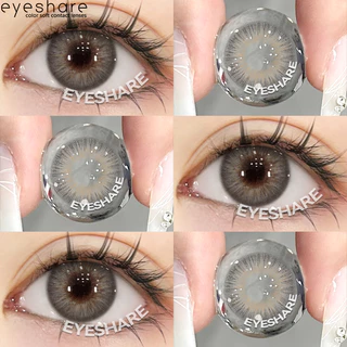 (FDA-Approved) Eyeshare คอนเทคเลนส์สายตาสั้น ESTONIA สีเทา 14.5MM Contact Lens 6 เดือน ตาโต คอนแทค ส่งฟรี