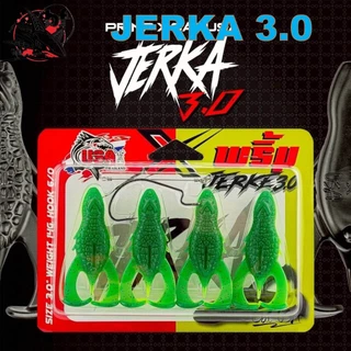 เหยื่อยาง พริ้ม&USA รุ่น JERKA 3.0 เจอร์ก้า ขนาด3นิ้ว น้ำหนัก 14กรัม เบ็ด6/0