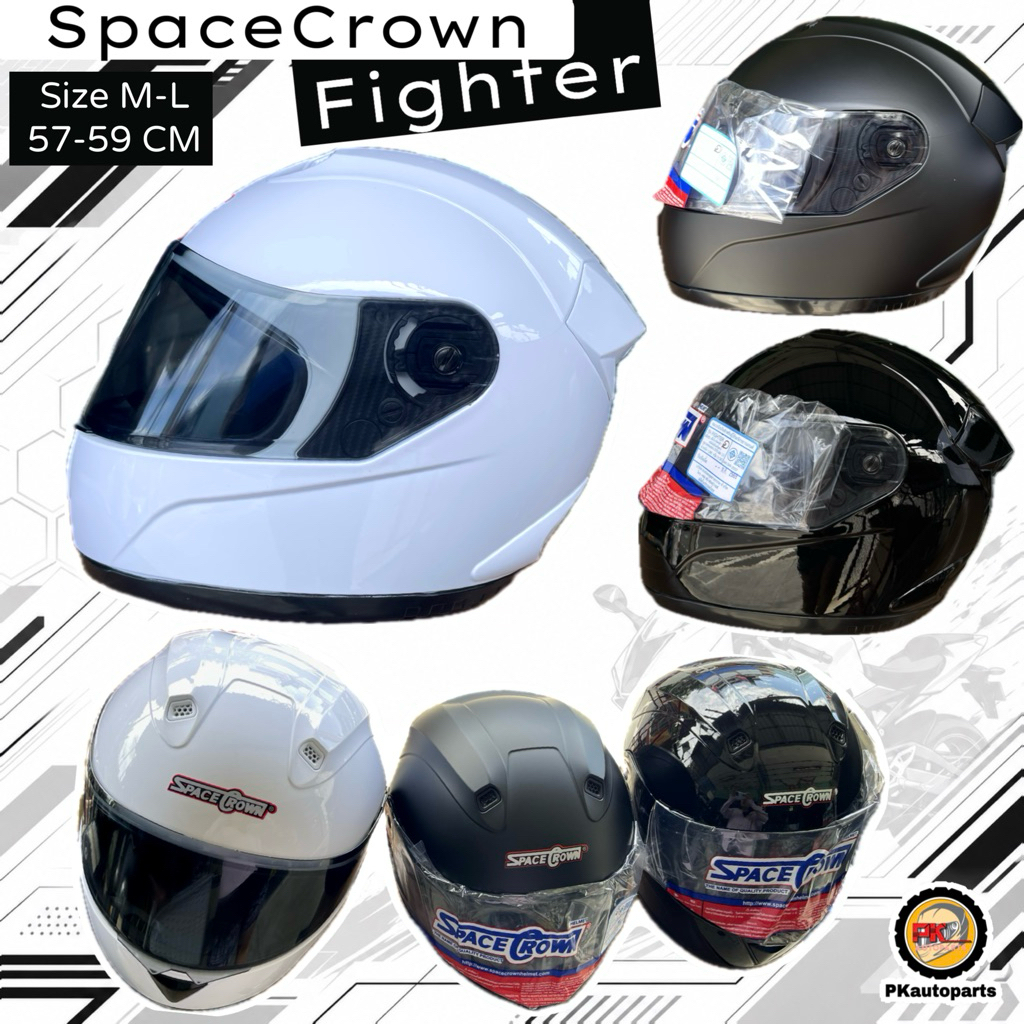 หมวกกันน็อคเต็มใบ SPACECROWN Fighter