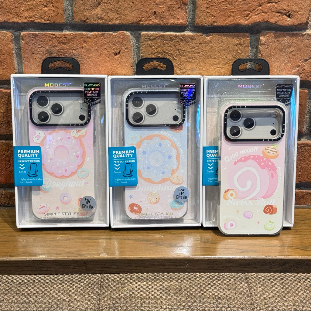 ✅ใหม่ Case Mobest ลายขนมโดนัท ขอบนิ่มหลังแข็ง for IP17promax 17pro IP17