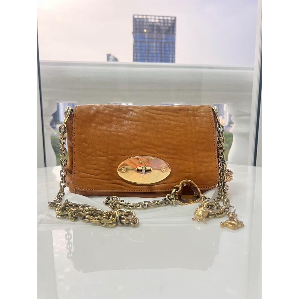 🌟 MULBERRY MINI BAG สายโซ่ LIMITED EDITION พร้อมชาร์มน่ารักๆ มือสอง สภาพดี 🌟
