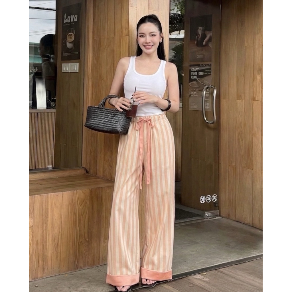 #bjStripedpants251009