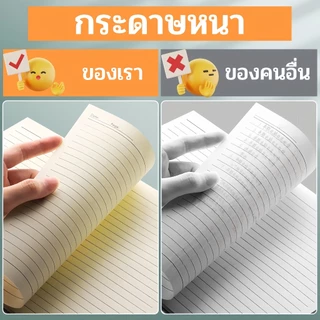 สมุดโน๊ตขนาด A5/A6/B5 สมุดโน้ตขนาดใหญ่แบบเรียบง่าย พิเศษสำหรับนักเรียนมัธยมปลายและนักศึกษาวิทยาลัย ตารางไดอารีสแควร์