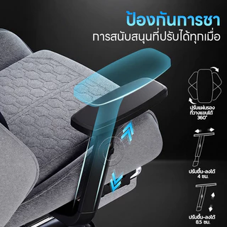 Xpanse Xnova เก้าอี้เกมมิ่ง ผ้าเทคนิคคัดสรร gaming chair เก้าอี้คอม ระบายอากาศได้ดี นั่งสบาย เบาะรองนั่งนุ่มและสบาย