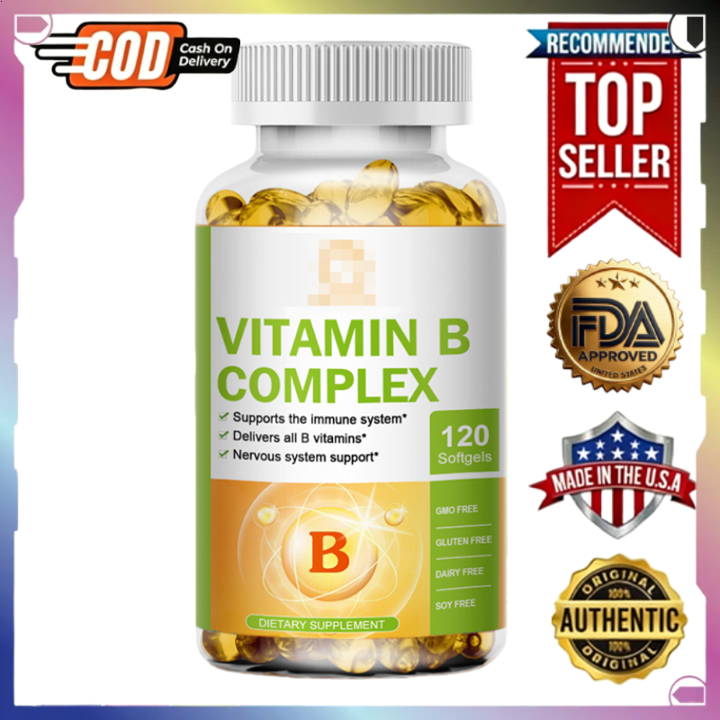 วิตามินบีรวม Vitamin B Complex VitaminB1 B2 B3 B5 B6 B7 B9 B12 วิตามินบ รองรับระบบภูมิคุ้มกัน วิตามิ