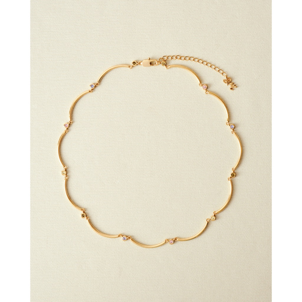 YVIS Cornice Brass Necklace - FUNDAMENTAL Mitr X YVIS