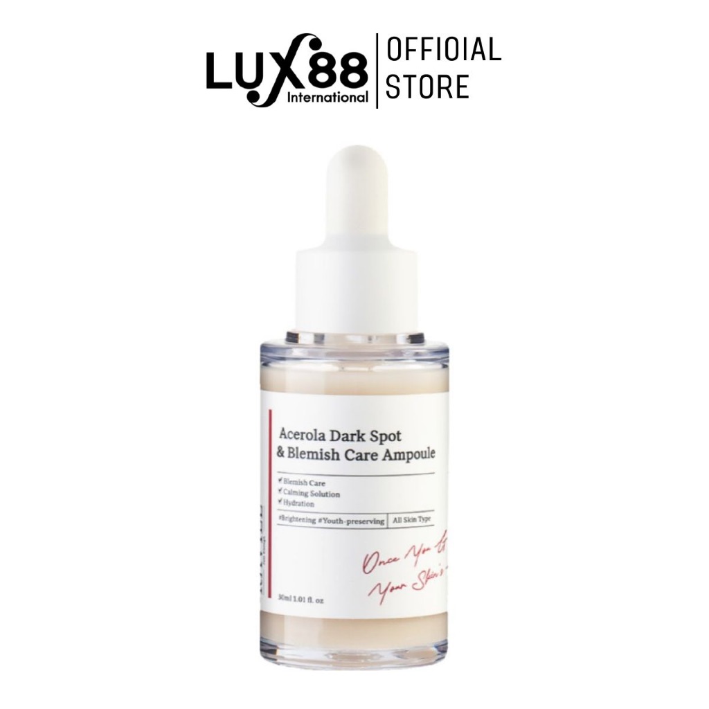 Raviel Acerola Dark Spot & Blemish Care Ampoule 30ml ราวีลแอมพูลลดกระฝ้าริ้วรอย นำเข้าจากเกาหลี