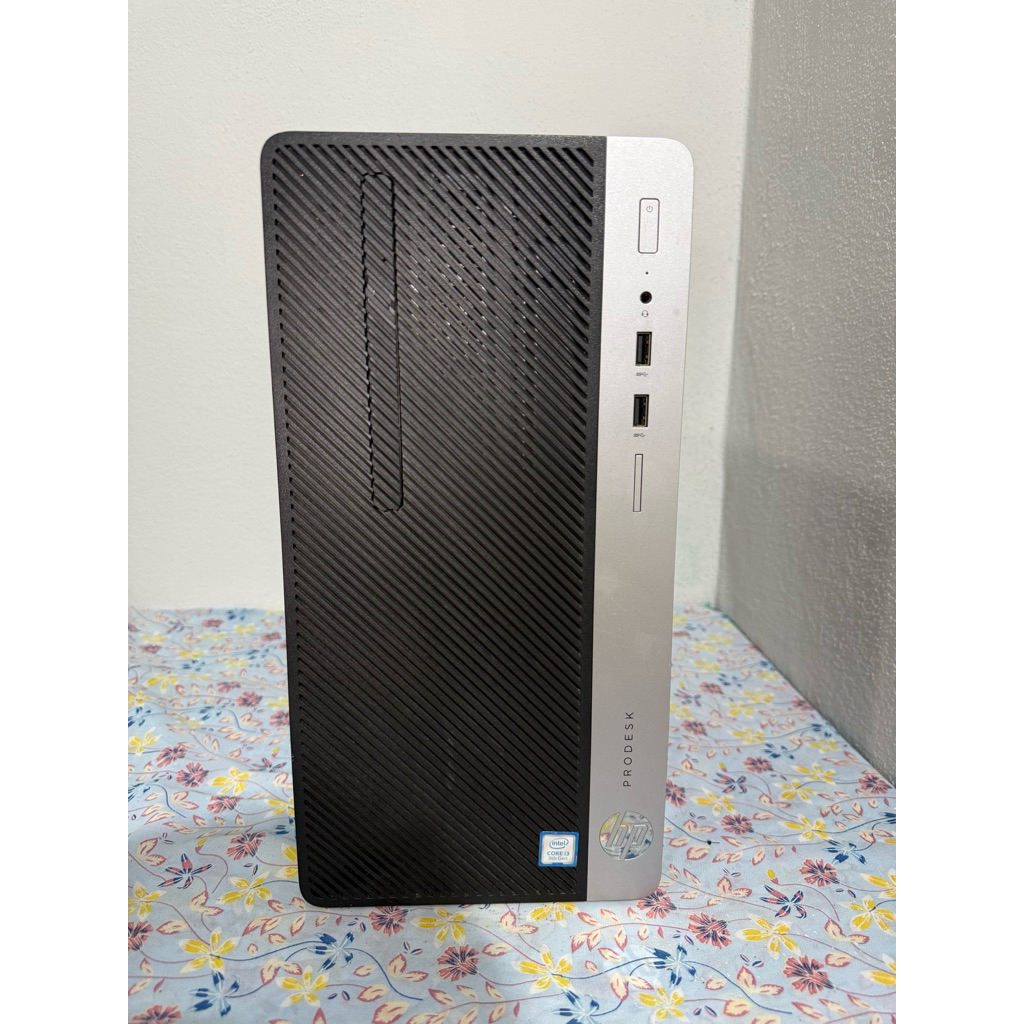 HP ProDesk คอมตั้งโต๊ะ Core i3-9100 Gen 9 RAM 4GB HDD 1TB Windows 10 พร้อมใช้งาน
