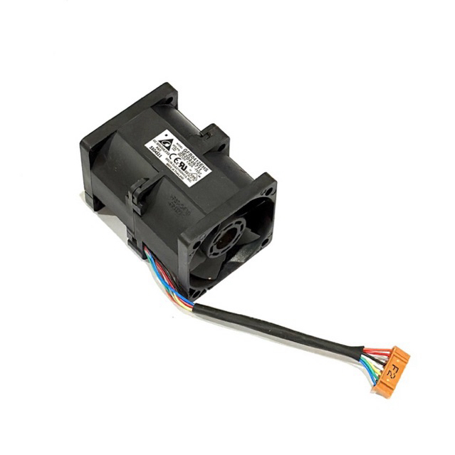 พัดลมระบายความร้อนแบบกองคู่ DC12V 1.82A ยี่ห้อ Delta ขนาด 40×40×56 มม.