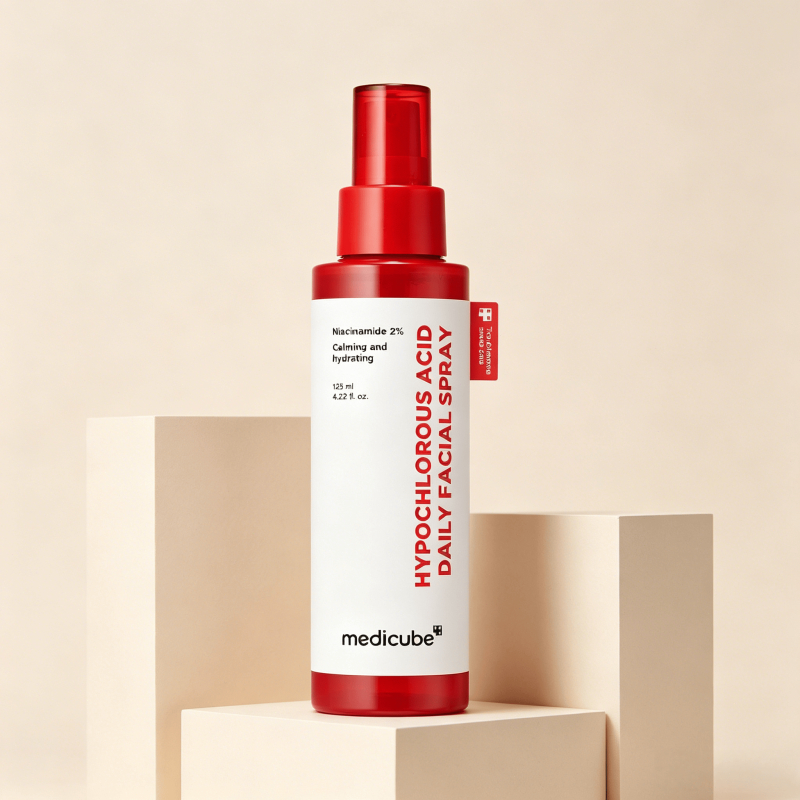 Medicube Power Soothing Spray 125ml มีHOCl อัลลันโทอิน แพนธีนอล ปลอบประโลมผิวแดง สเปรย์ทับเมคอัพได้