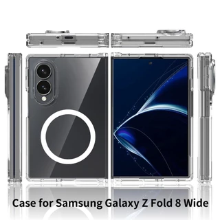 MagSafe โปร่งใส For SAMSUNG Z Flip 7 8 5 4 6 z fold 8 5 4 เคสสำหรับชาร์จไร้สาย TPUใส งานหนาอย่างดี สินค้าพร้อมส่งจากไทย