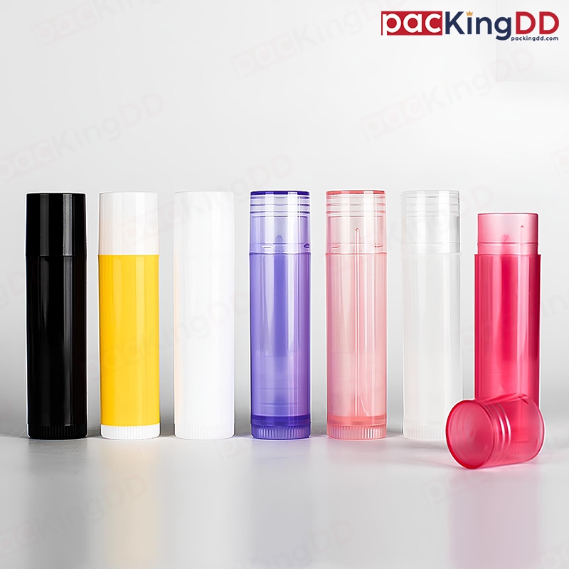 (แพ็ค 50 ชิ้น) หลอดลิปสติก DIY ปลอกลิปเปล่า ขนาด 5 กรัม สำหรับบรรจุลิปสติก #K201 มีให้เลือกหลายสี Pa