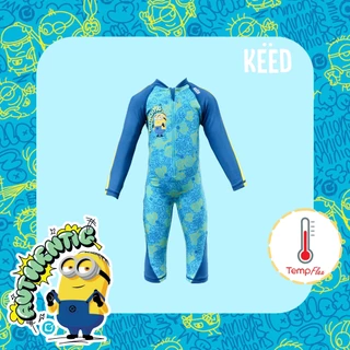 ✨NEW✨ KEED X Minions & Monsters ชุดว่ายน้ำเด็กผู้ชาย ควบคุมอุณหภูมิ บอดี้สูท (TempFlex)
