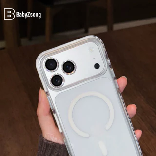 babyz-ฝาครอบเลนส์กล้อง ครอบเลนส์วงแหวนเพชร สําหรับรุ่นiPhone11 - 17 17Air 17pro 17promax