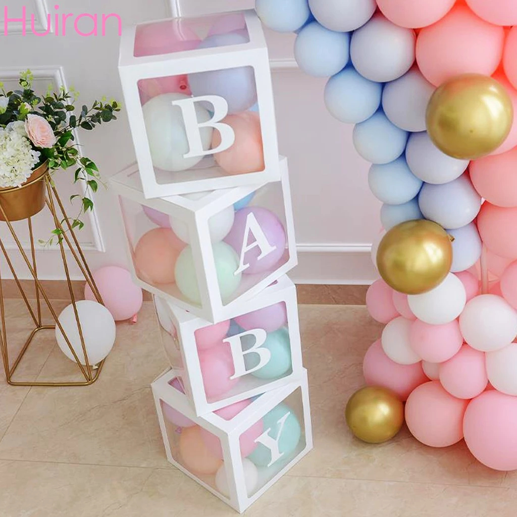 ❤️กล่องลูกโป่งใส รูปตัวอักษร Happy Birthday DIY สําหรับตกแต่งบ้าน งานแต่งงาน ปาร์ตี้วันเกิด ครบรอบ