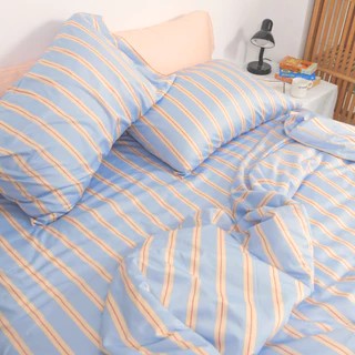ชุดผ้าปูทีนอนสี Afternoon Summer | 100% Single-Ply Cotton ไม่ติดขนแมว Beneath Luxury Bedding