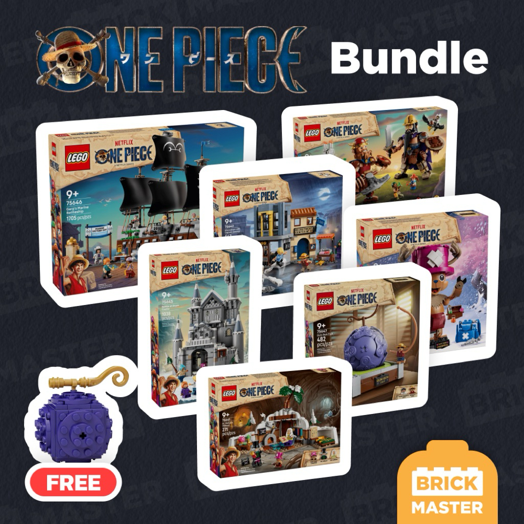 LEGO ONE PIECE NETFLIX : VALUED BUNDLE SET (Season 2 / Wave 2 / ได้ 7 กล่อง + GWP)