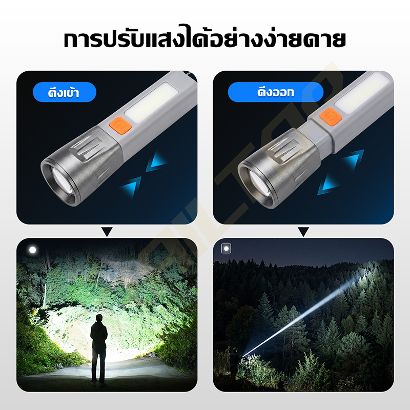 TRAILTOP كشاف LED قوي محمول قابل للشحن — صورة 8