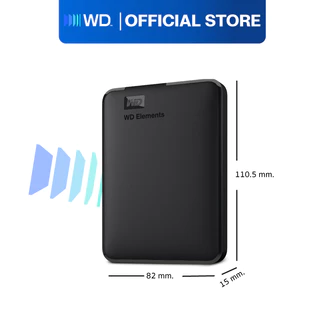 Western Digital HDD 2 TB External Harddisk 2 TB รุ่น Elements USB 3.0 ความจุ 2 TB ขนาด 2.5"