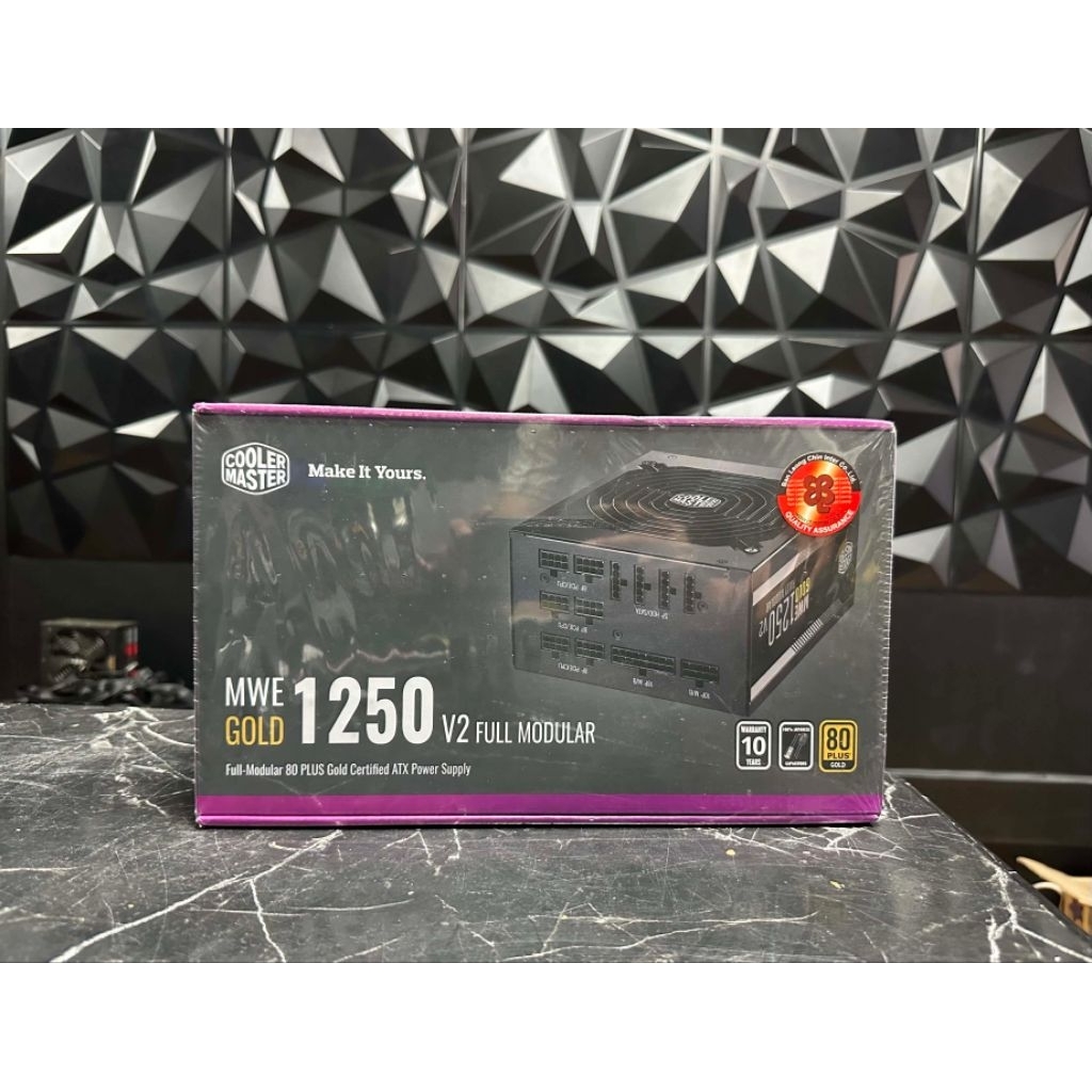พาวเวอร์ซัพพลาย PSU 1250W 80Gold COOLERMASTER MWE V2