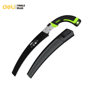 Deli เลื่อยตัดกิ่งไม้ เลื่อยมือพับได้ ตัดต้นไม้ 240-500 mm วัสดุเหล็กกล้า แข็งแรง พกพาสะดวก Hand Saw